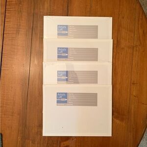 Lot of 4 Artist’s Loft Canvas Panels 9x12 White Primed New Sealed